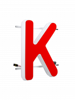 Буква К  Красный